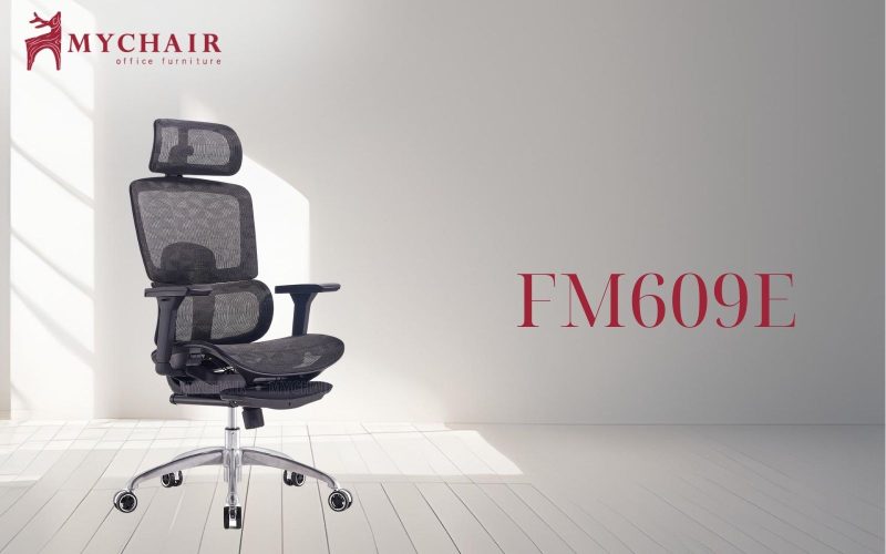 Chế độ nâng đỡ và xoay 360 độ linh hoạt trên ghế MyChair FM609E hiện đại, sang trọng ghe-lam-viec-nga-lung-mychair-fm609e