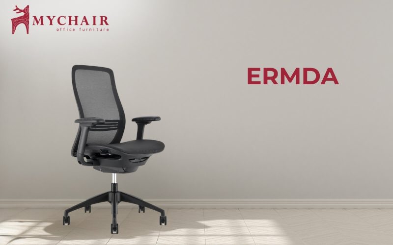 Ghế văn phòng lưng trung MyChair ERMDA có thiết kế hiện đại, cá tính