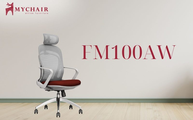 Ghế nhân viên không bị đau lưng MyChair FM100AW sở hữu đa công năng tiện lợi và chất liệu cao cấp ghế nhân viên giảm đau lưng MyChair FM100AW