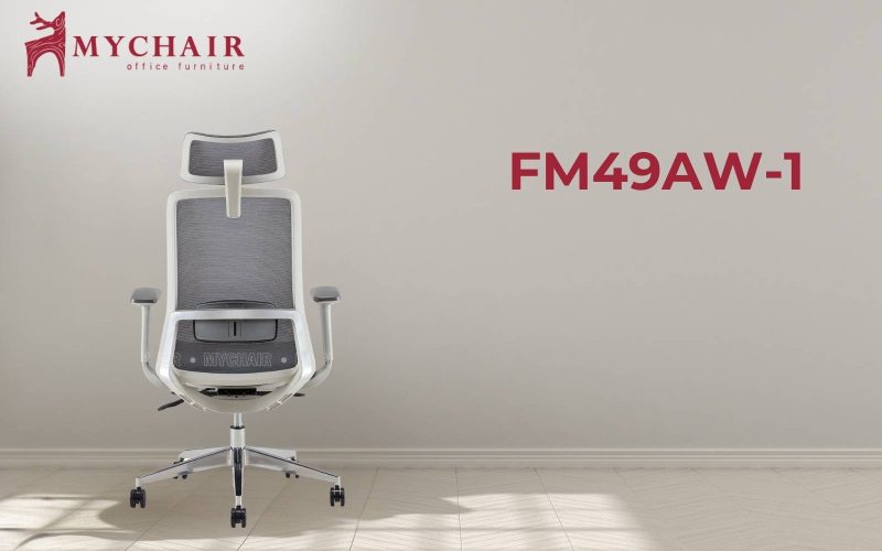 Ghế xoay tựa đầu MyChair FM51AW được yêu thích nhờ thiết kế trẻ trung, hiện đại Ghế xoay tựa đầu chống mỏi MyChair FM51AW nổi bật với thiết kế trẻ trung, thời thượng
