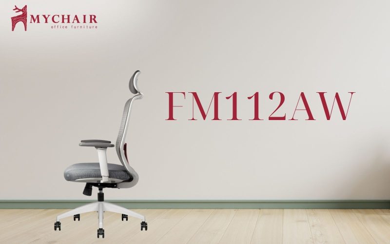 Ghế có tay vịn MyChair FM112AW thiết kế thanh lịch, chuẩn công thái học Ghế văn phòng có tay vịn MyChair FM112AW thiết kế thanh lịch, đẹp mắt