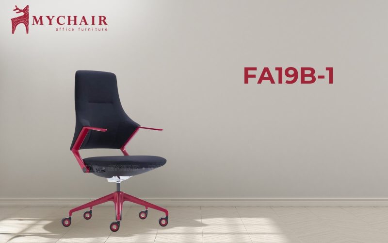 Ghế xoay bọc da lưng trung​ MyChair FA19B-1 cao cấp