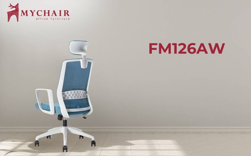 Ghế xoay lưới tựa đầu văn phòng MyChair FM126AW nổi bật với thiết kế thời thượng Ghế lưới xoay có tựa đầu MyChair FM126AW thiết kế thời thượng, thu hút