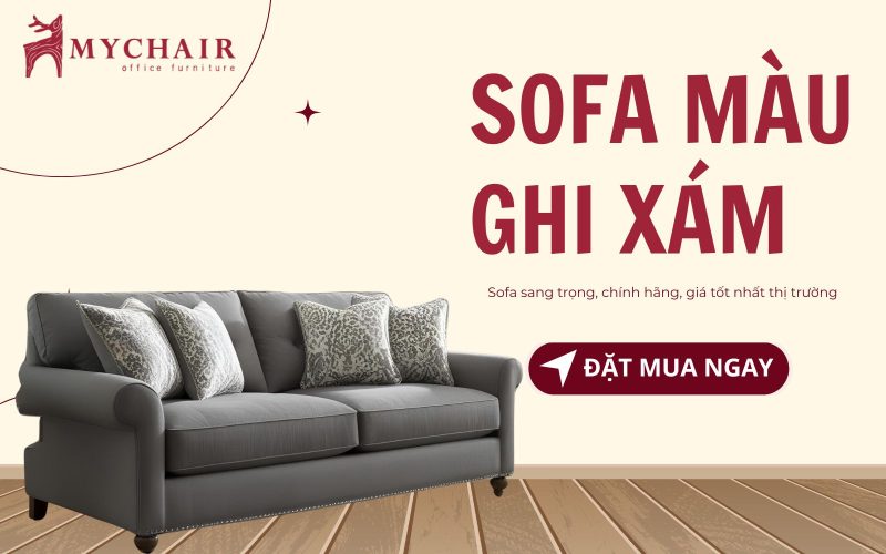 Mua sofa màu xám chất lượng tại MyChair