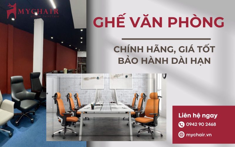 Mua ghế văn phòng cao cấp, chất lượng tại MyChair