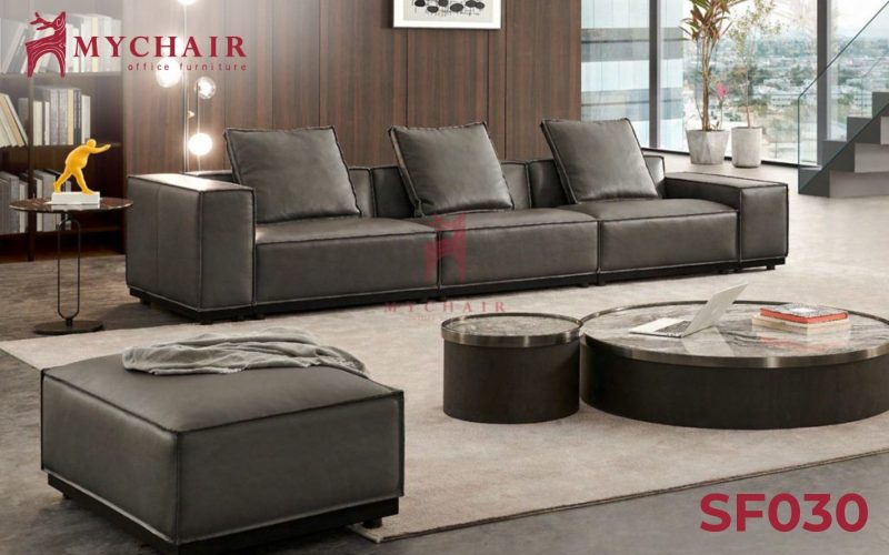 ghế sofa bọc da màu đà MyChair SF030