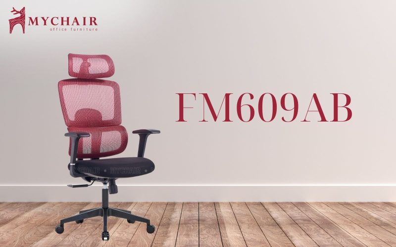Ghế MyChair FM609AB nổi bật với thiết kế từ phần đầu đến tựa lưng đều bọc vải lưới thoáng mát Ghế MyChair FM609AB nổi bật với thiết kế từ phần đầu đến tựa lưng đều bọc vải lưới thoáng mát