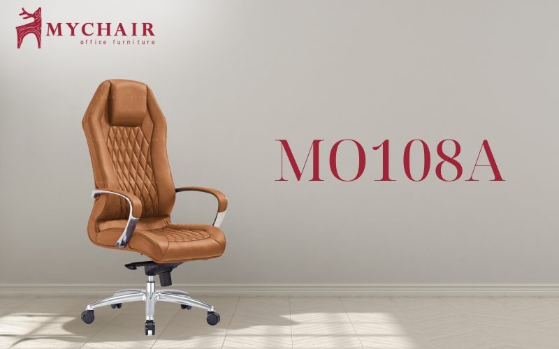 Ghế giám đốc bọc da MyChair MO108A cho phép ngả lưng lên đến 135 độ Ghế giám đốc MyChair MO108A bọc da