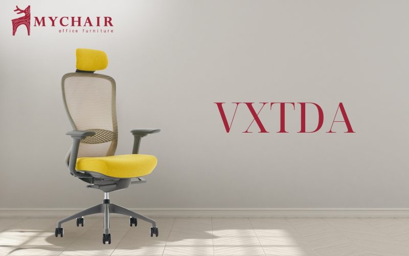 Ghế MyChair VXTDA chuẩn công thái học với cơ chế ngả lưng True Tilt 4 mức độ Ghế MyChair VXTDA ngả lưng 4 chế độ
