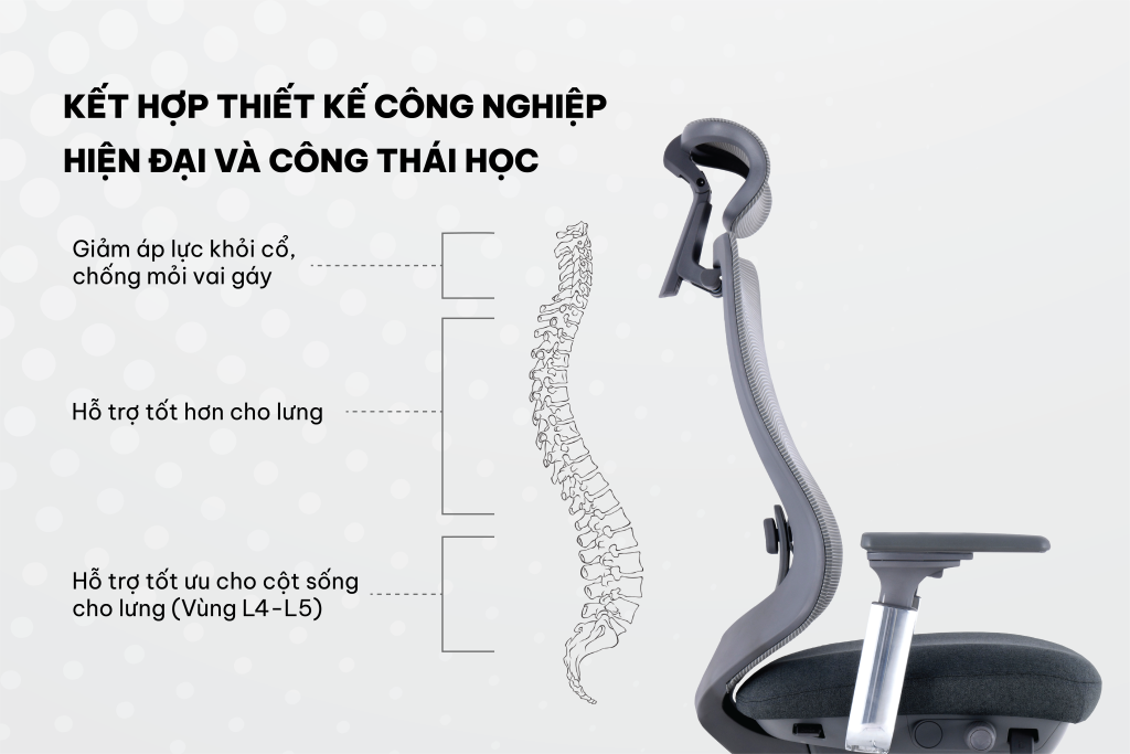 Ghế lưới công thái học MYCHAIR XK PREMIUM