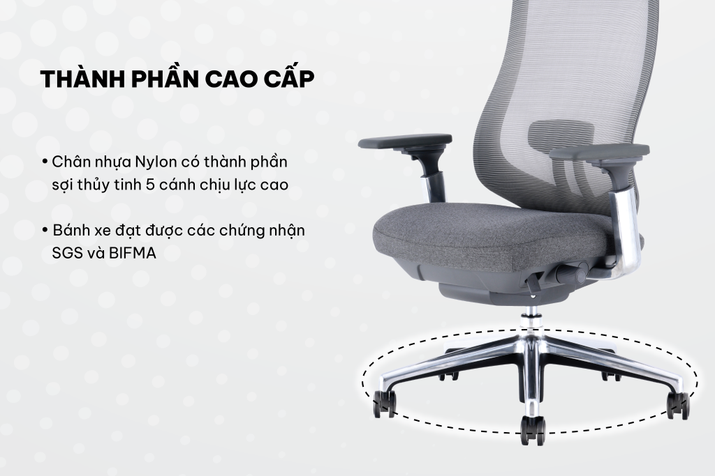 Ghế lưới công thái học MYCHAIR XK PREMIUM