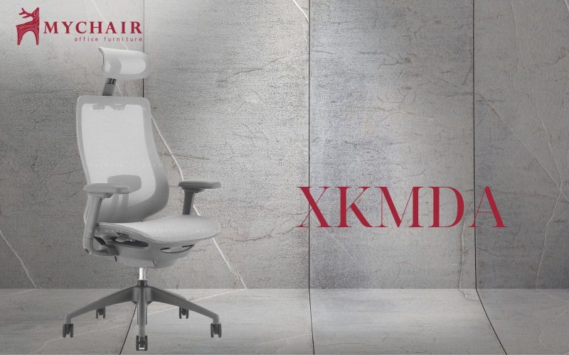 Ghế MyChair XKMDA có phần tựa lưng bọc vải lưới tạo cảm giác thoáng mát khi ngồi lâu Ghế MyChair XKMDA chuẩn SGS