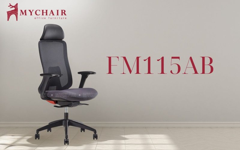 MyChair FM115AB là mẫu ghế ngả lưng thiết kế chuẩn ergonomic MyChair FM115AB là mẫu ghế ngả lưng thiết kế chuẩn ergonomic