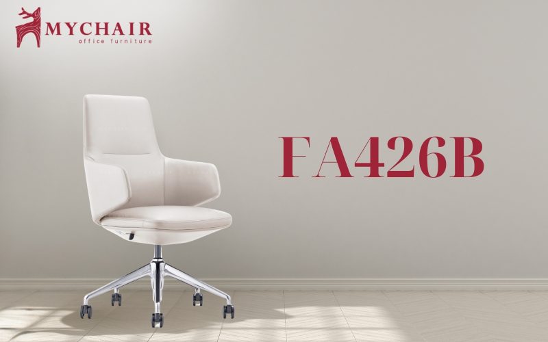 Ghế ngồi văn phòng màu trung tính MyChair FA426B mang lại cảm giác ngồi êm ái, thoải mái Ghế làm việc màu be MyChair FA426B