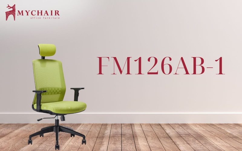 Ghế xoay có lưng tựa MyChair FM126AB-1 chất lượng, giá tốt Ghế tựa lưng trung cao MyChair FM126AB-1