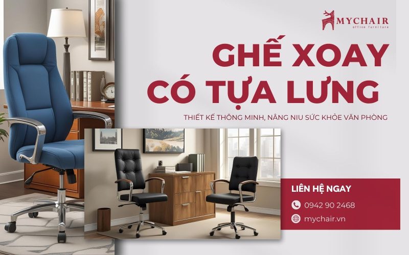 MyChair - Chuyên bán ghế xoay có lưng tựa tốt