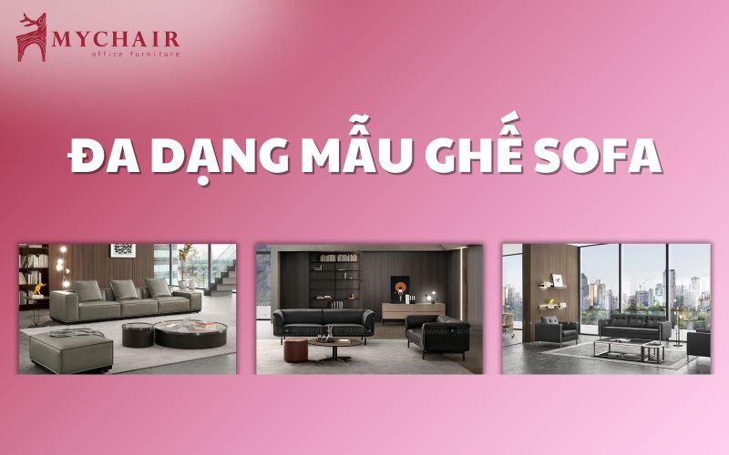 đa dạng các dòng sofa văn phòng