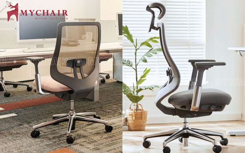 Phân biệt ghế văn phòng và ghế công thái học: Điểm giống nhau Điểm giống nhau khi so sánh ghế văn phòng và ghế công thái học