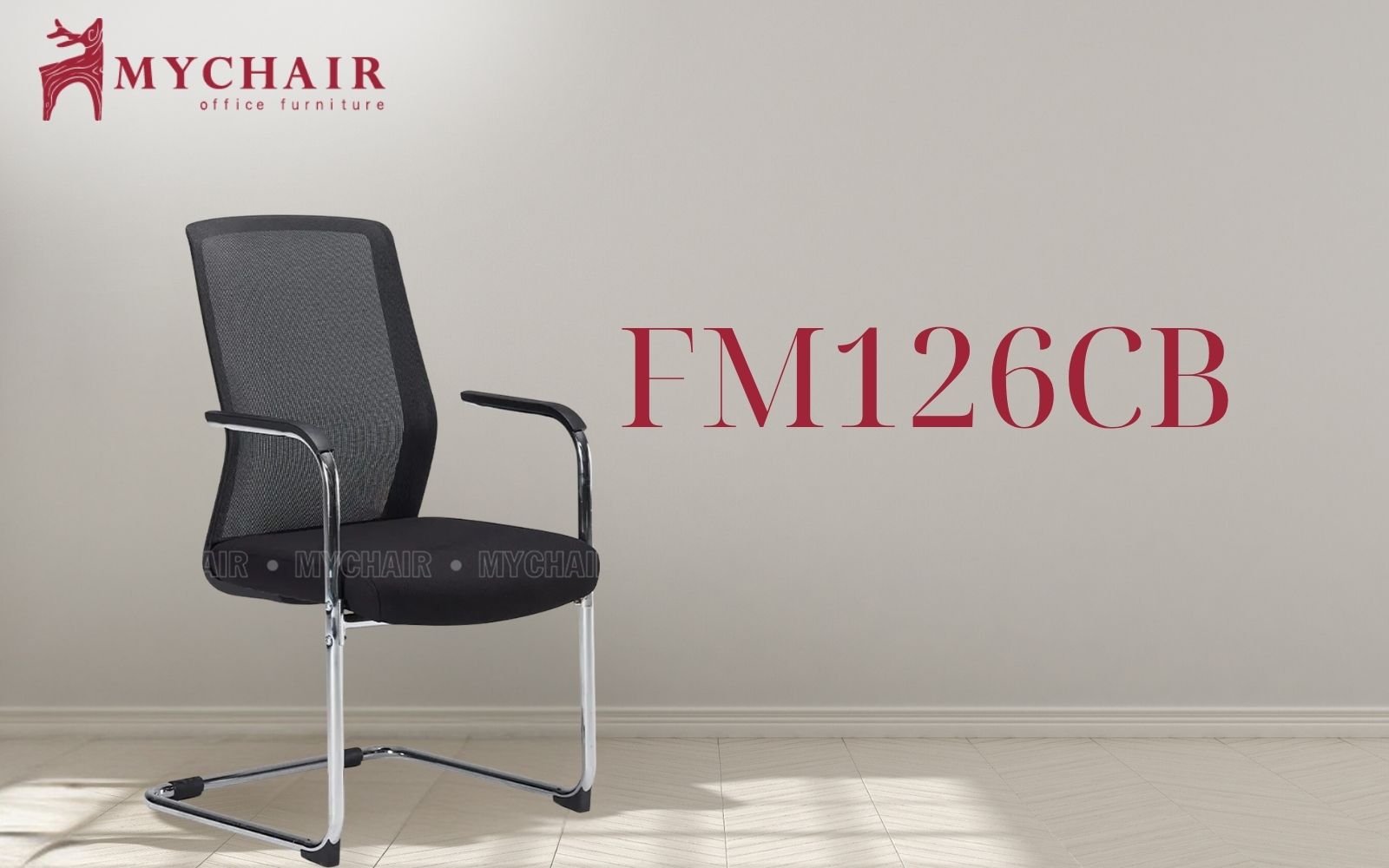 Ghế lưới chân quỳ MyChair FM126CB có thiết kế liền khối, khung thép chắc chắn Ghế lưới chân quỳ MyChair FM126CB có thiết kế liền khối, khung thép chắc chắn