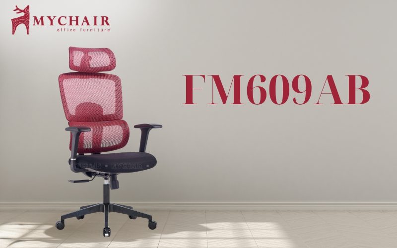 Ghế công thái học MyChair FM609AB thời thượng, có thiết kế chuẩn Ergonomic Ghế MyChair FM609AB công thái học