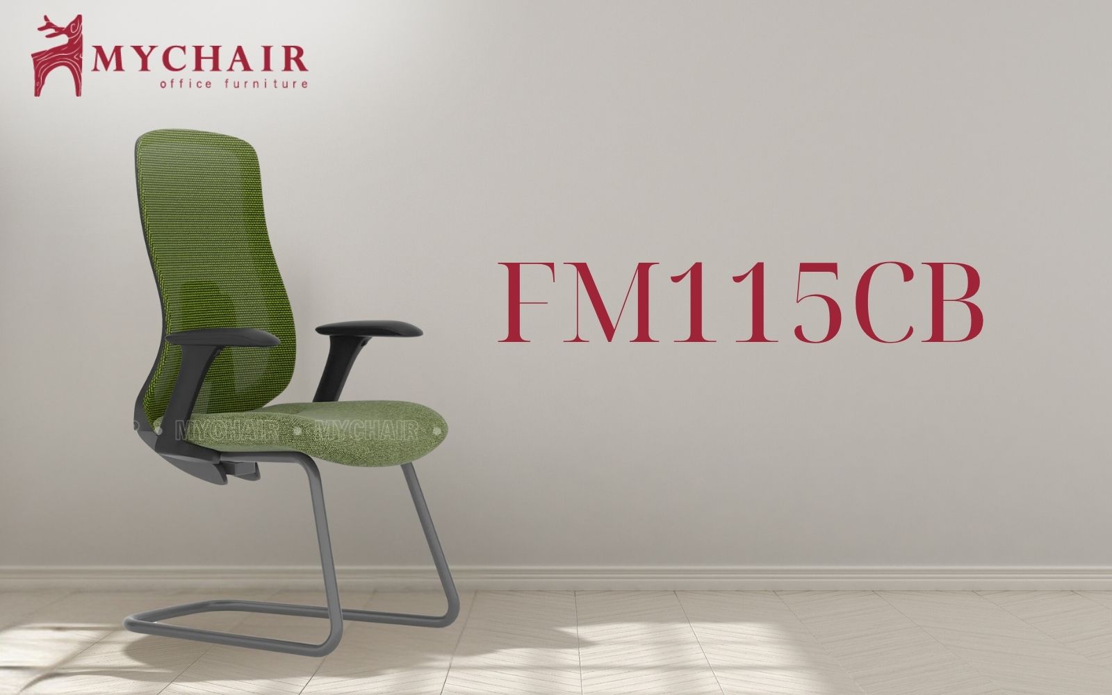 MyChair FM115CB với lưng cao thoáng khí, thiết kế hiện đại MyChair FM115CB với lưng cao thoáng khí, thiết kế hiện đại