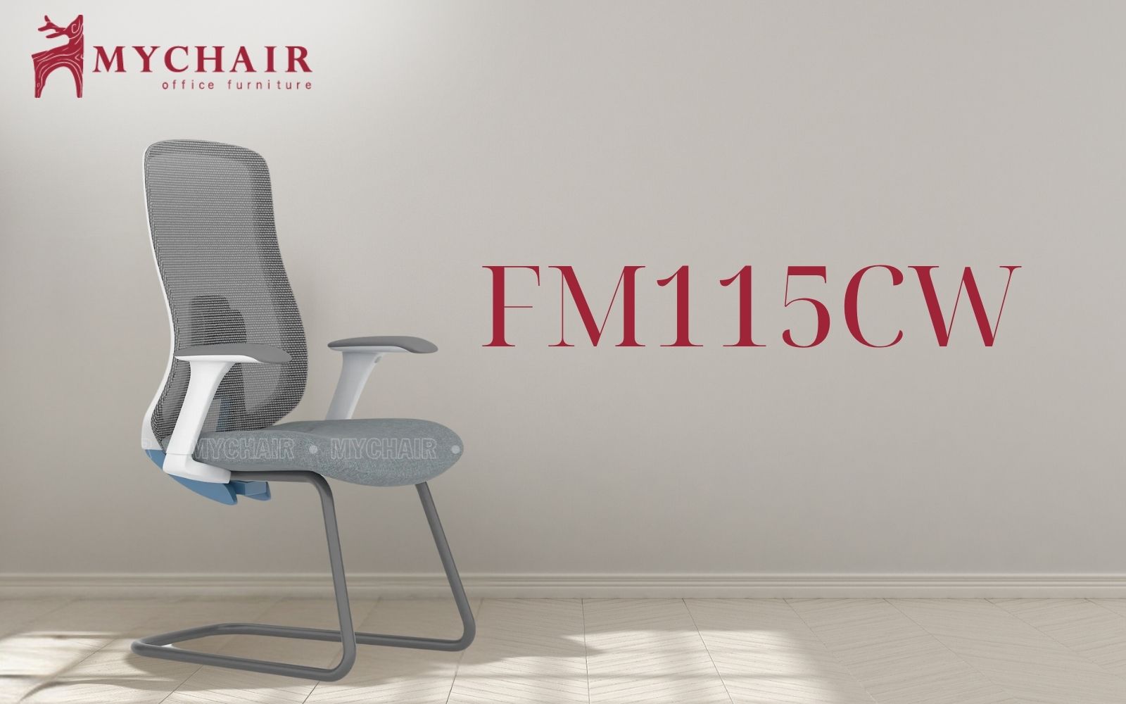 MyChair FM115CW sở hữu form dáng gọn, đệm ngồi êm ái MyChair FM115CW sở hữu form dáng gọn, đệm ngồi êm ái