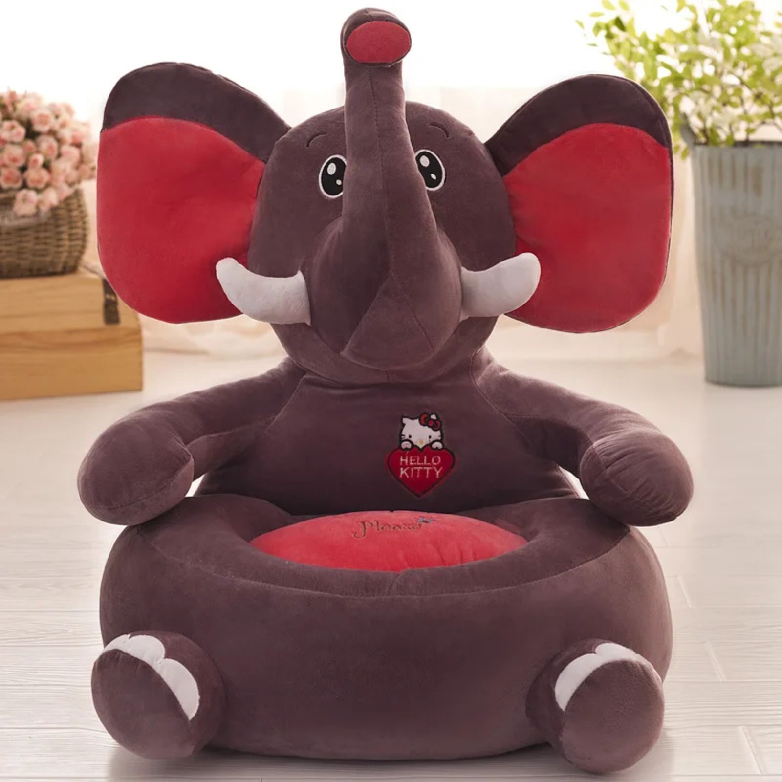 Thiết kế mẫu ghế lười sofa hình chú voi con đáng yêu cho bé Thiết kế mẫu ghế lười sofa hình chú voi con đáng yêu cho bé