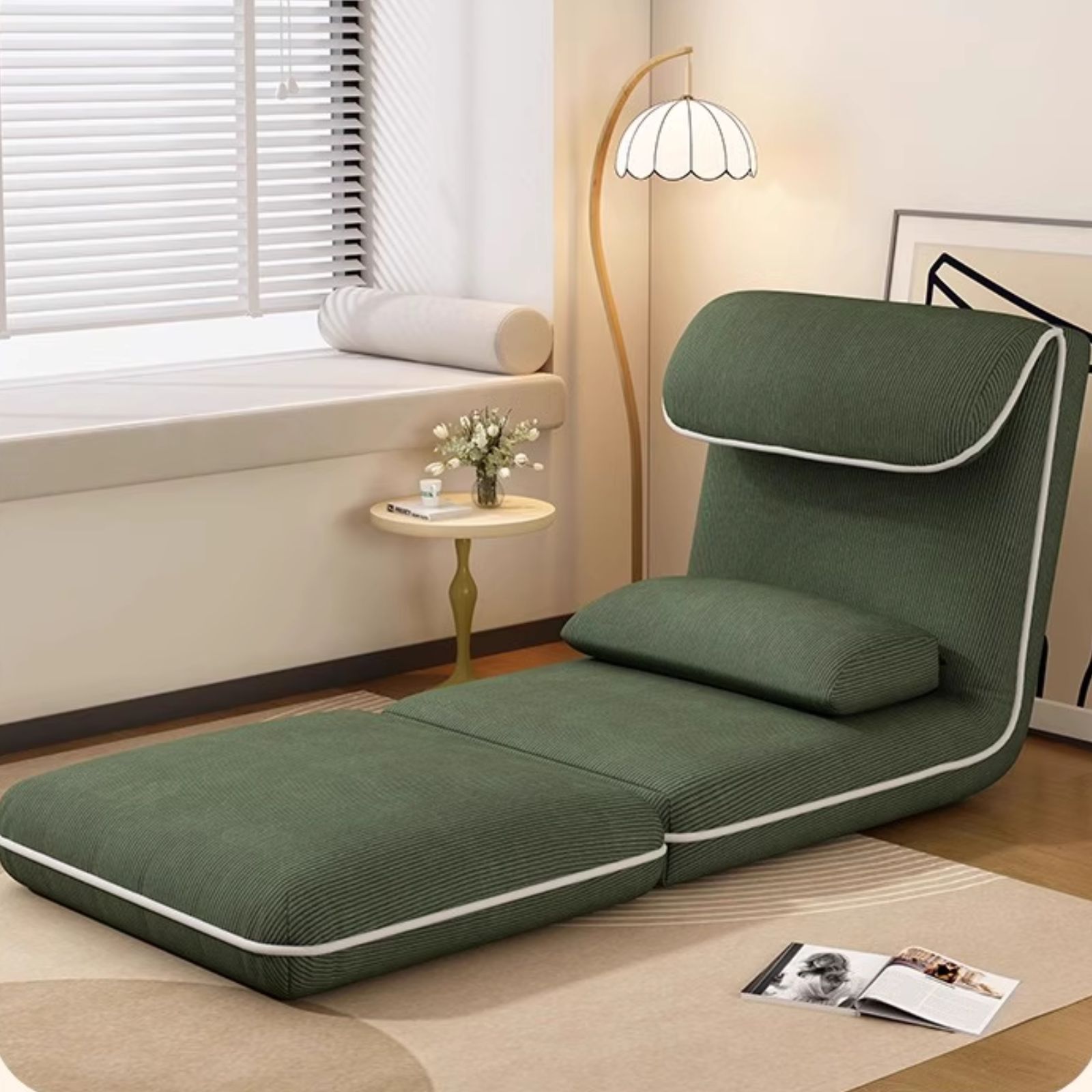 Mẫu ghế lười sofa nằm đọc sách thư giãn có cơ chế gấp gọn tiện lợi Mẫu ghế lười sofa nằm đọc sách thư giãn có cơ chế gấp gọn tiện lợi
