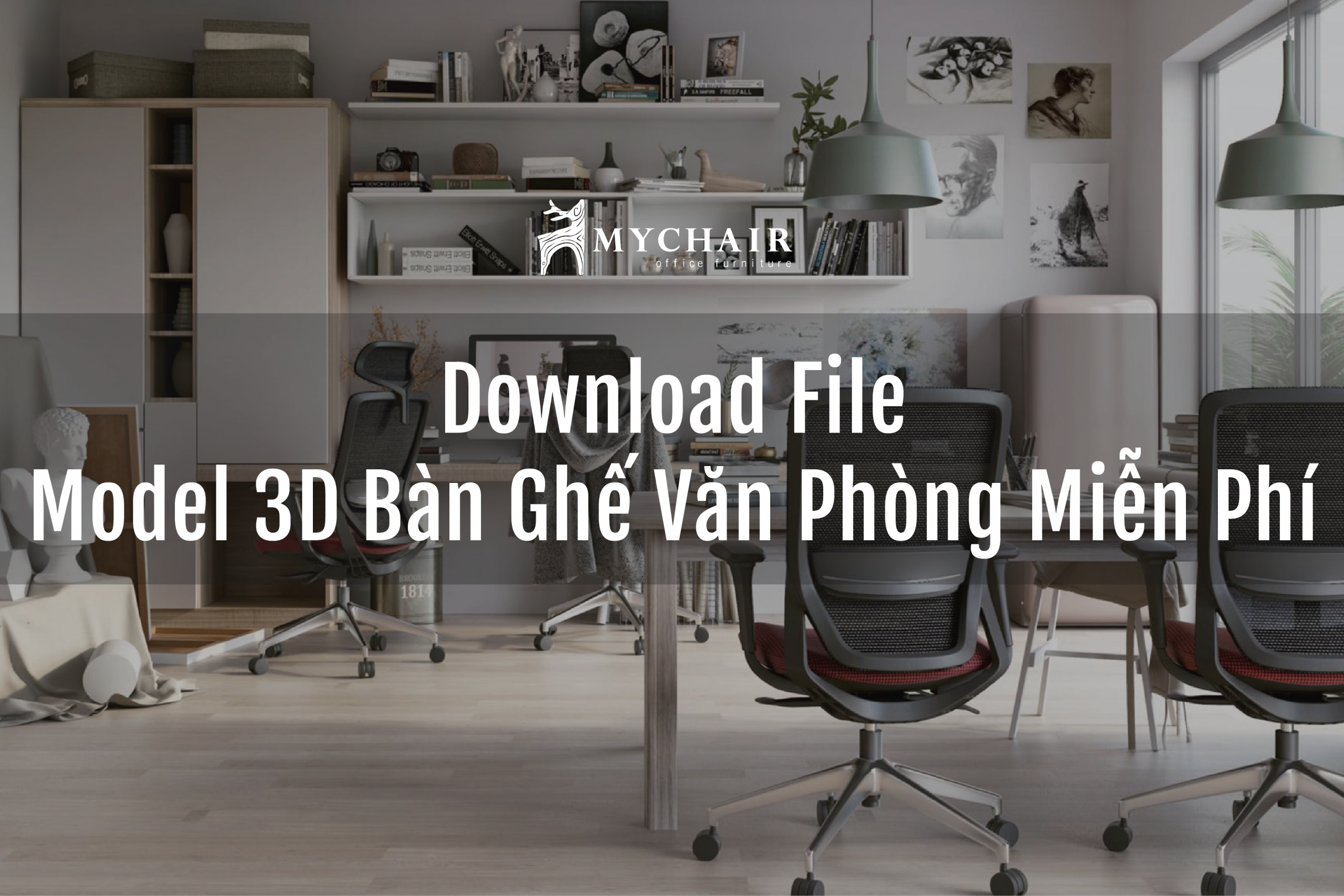Download File Model 3D Bàn Ghế Văn Phòng Miễn Phí