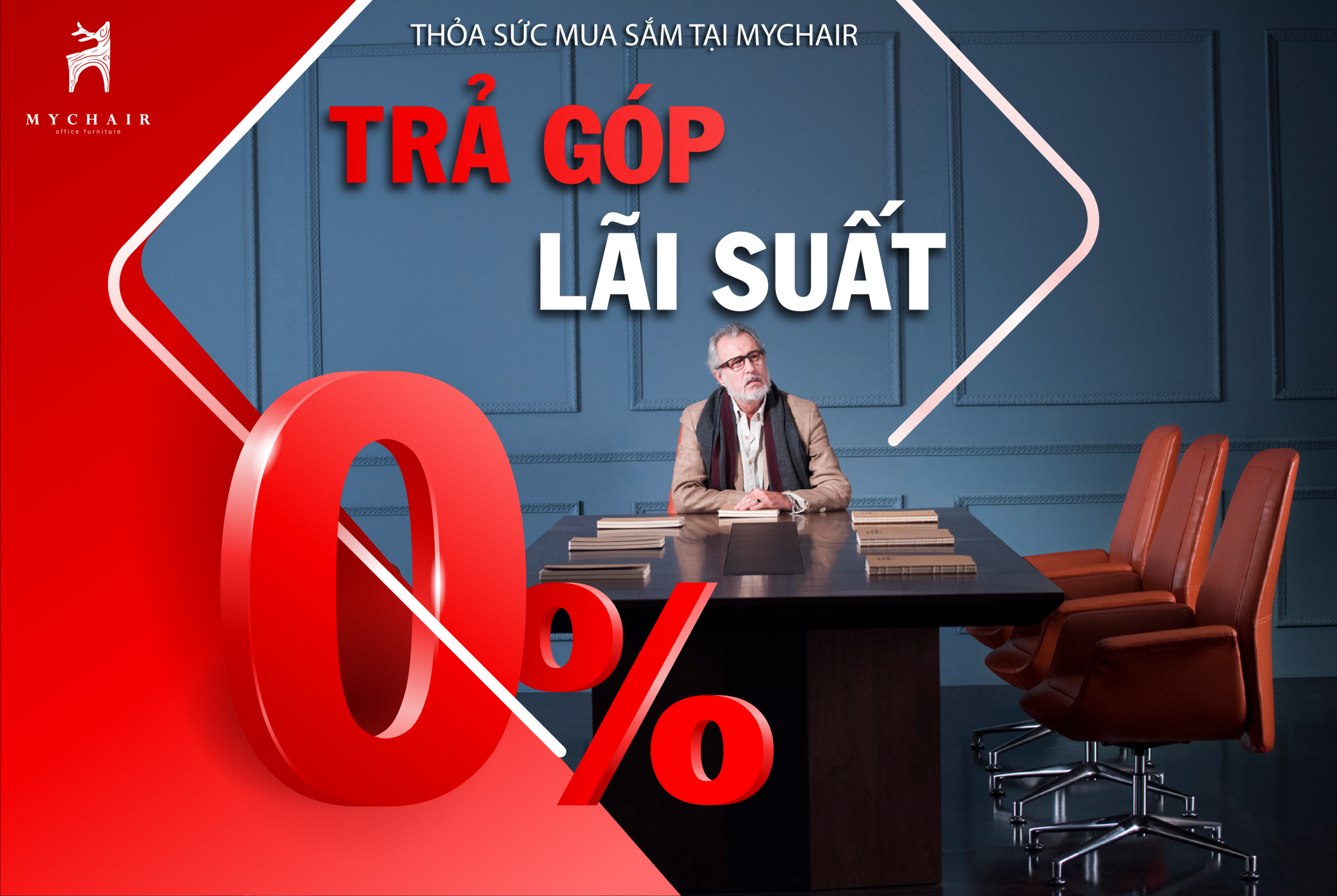 Mua Nội Thất Trả Góp Lãi Suất 0% Tại Nội Thất VP Cao Cấp MyChair