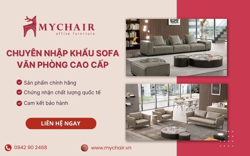 MyChair luôn cam kết mang đến những sản phẩm ghế sofa văn phòng quận 5