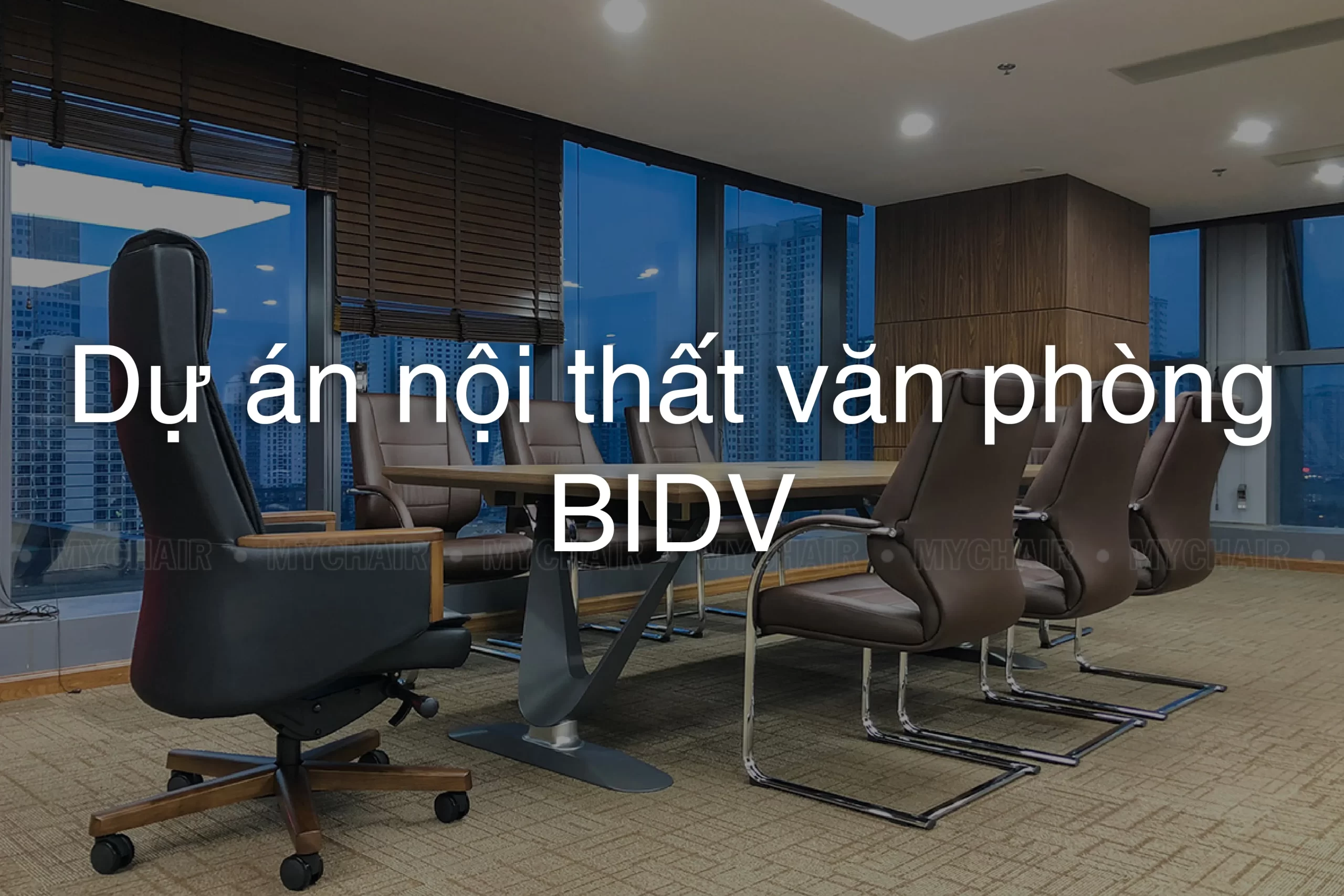 Cung Cấp Nội Thất Phòng Làm Việc Lãnh Đạo Ngân Hàng BIDV