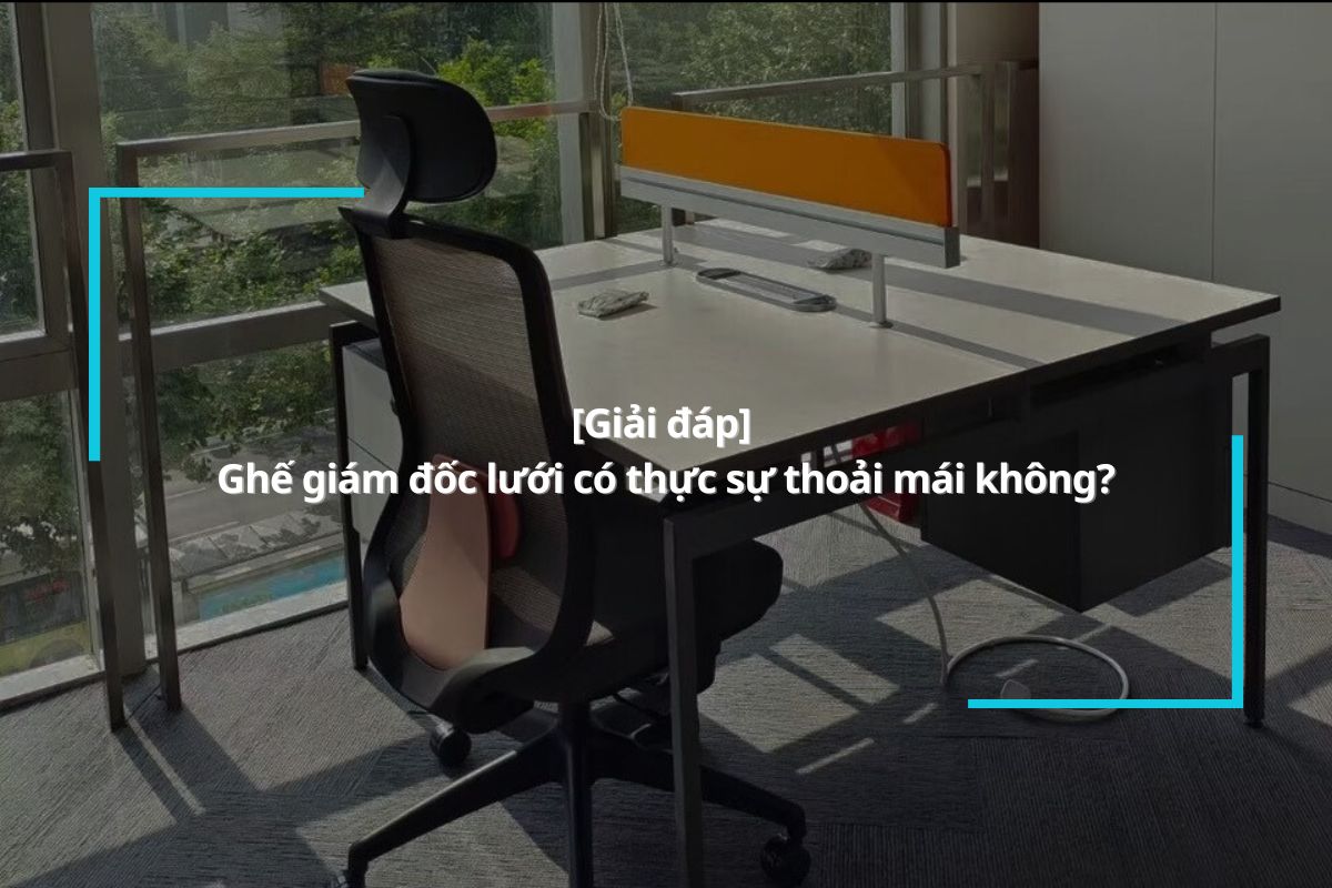 [Giải đáp] Ghế giám đốc lưới có thực sự thoải mái không?