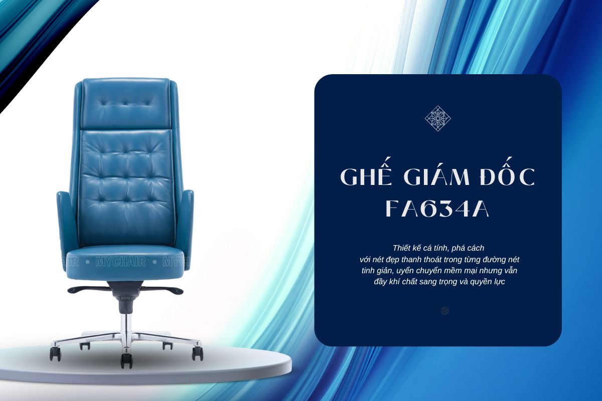 Ghế giám đốc MyChair FA634A- Mảnh ghép hoàn hảo cho không làm việc hiện đại