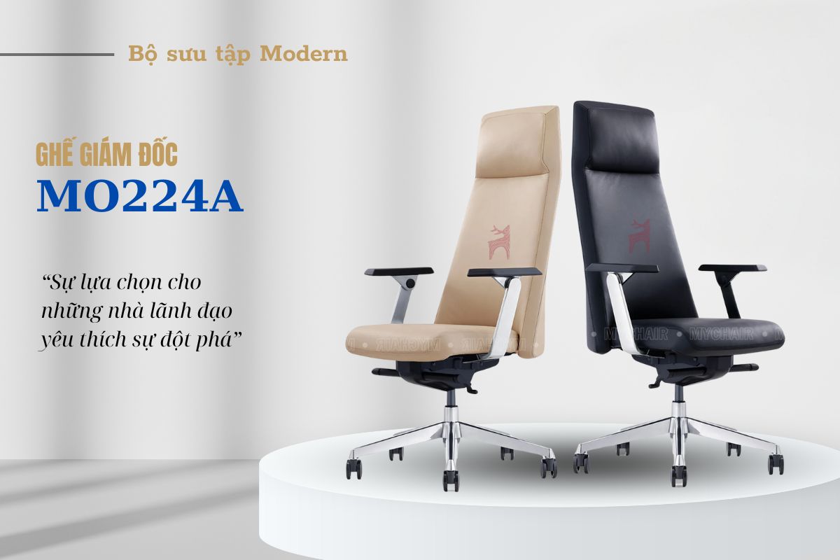Điều gì đã khiến MO224A trở thành mẫu ghế giám đốc yêu thích nhất tại Nội thất MyChair?