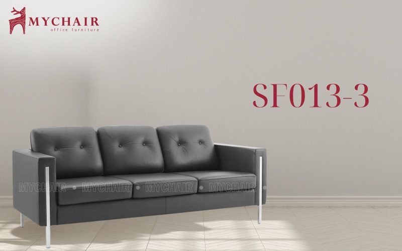 Mẫu ghế sofa da cao cấp nhập khẩu MyChair SF013-3 với kiểu dáng sang trọng