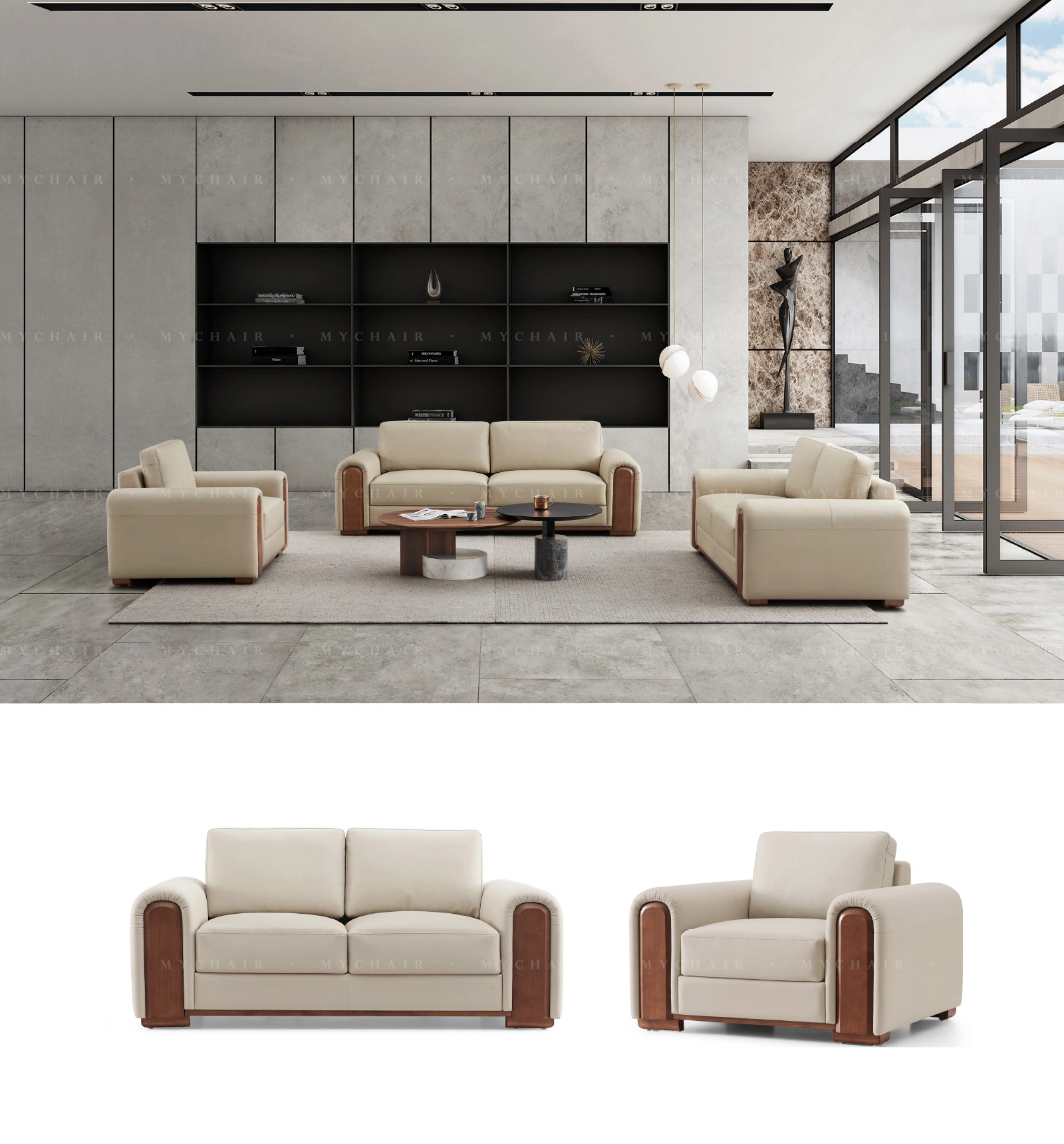 Bộ Sofa Da Cao Cấp Nhập Khẩu MyChair SF41