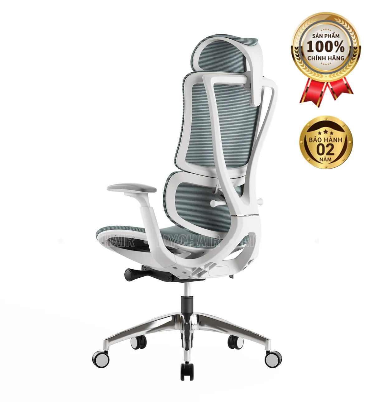 Ghế Xoay Lưới Nỉ Cao Cấp Nhập Khẩu MyChair FM203AW