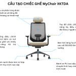 Ghế Lưới Xoay MyChair XKTDA Nhập Khẩu