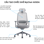 Ghế Lưới Lưng Thấp MyChair AXSDA
