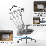 Ghế Xoay Văn Phòng Cao Cấp MyChair XKMDA