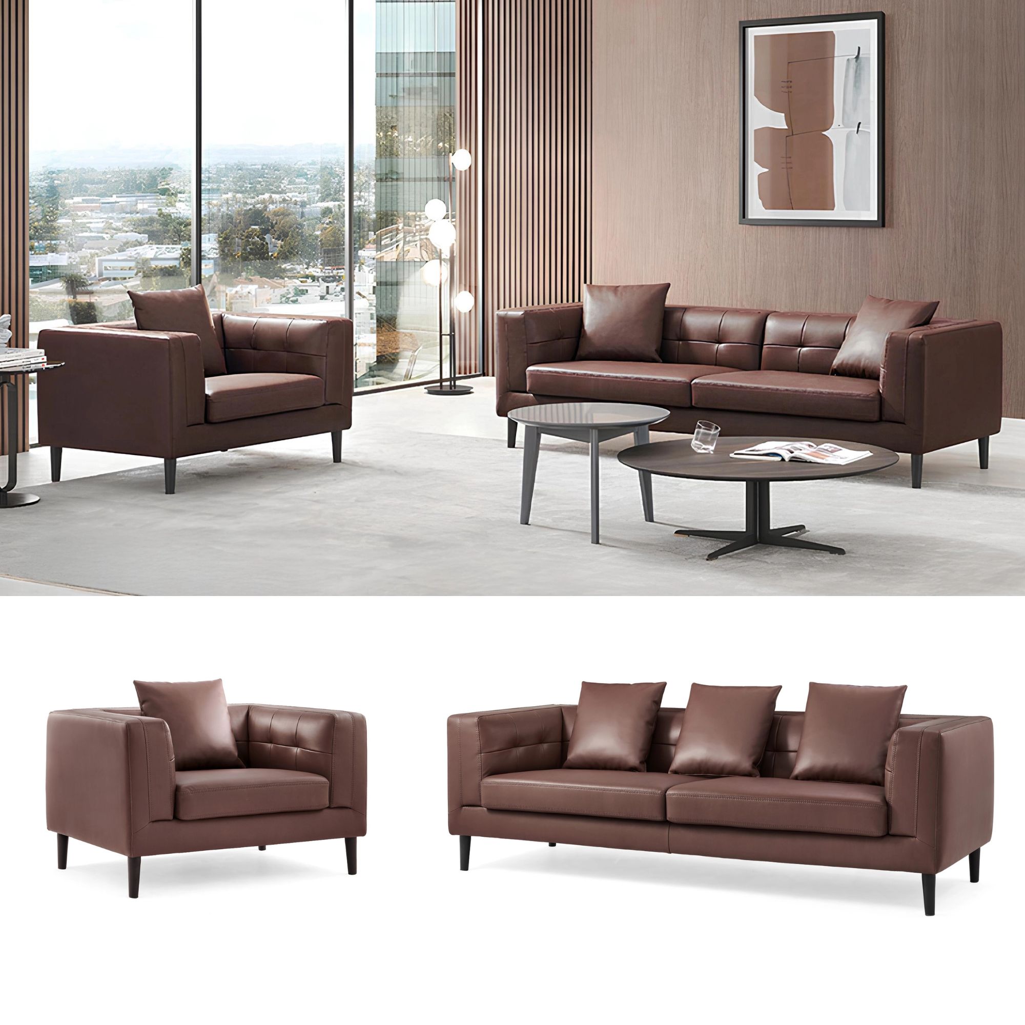 Bộ sofa da cao cấp MyChair SF019