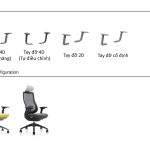 Ghế Lưới Xoay MyChair XKTDA Nhập Khẩu