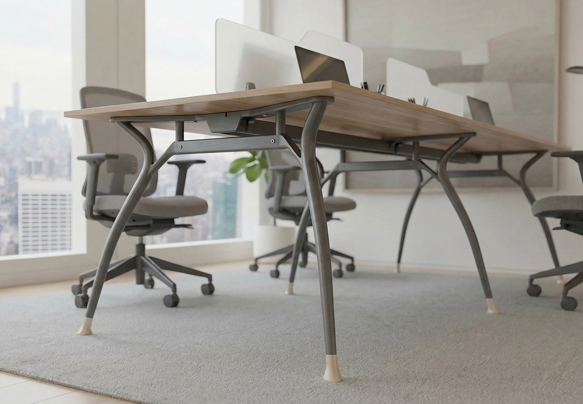 b&agrave;n họp ch&acirc;n sắt mc61d