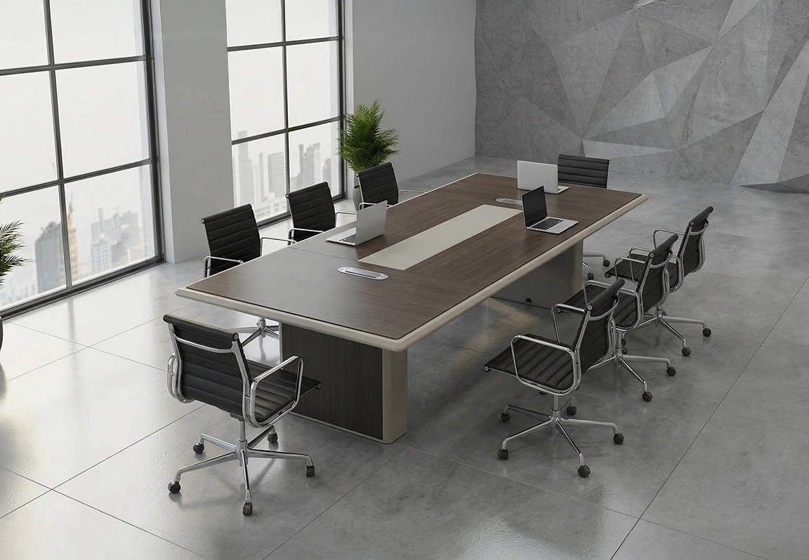 mẫu b&agrave;n họp hiện đại nbld08-h