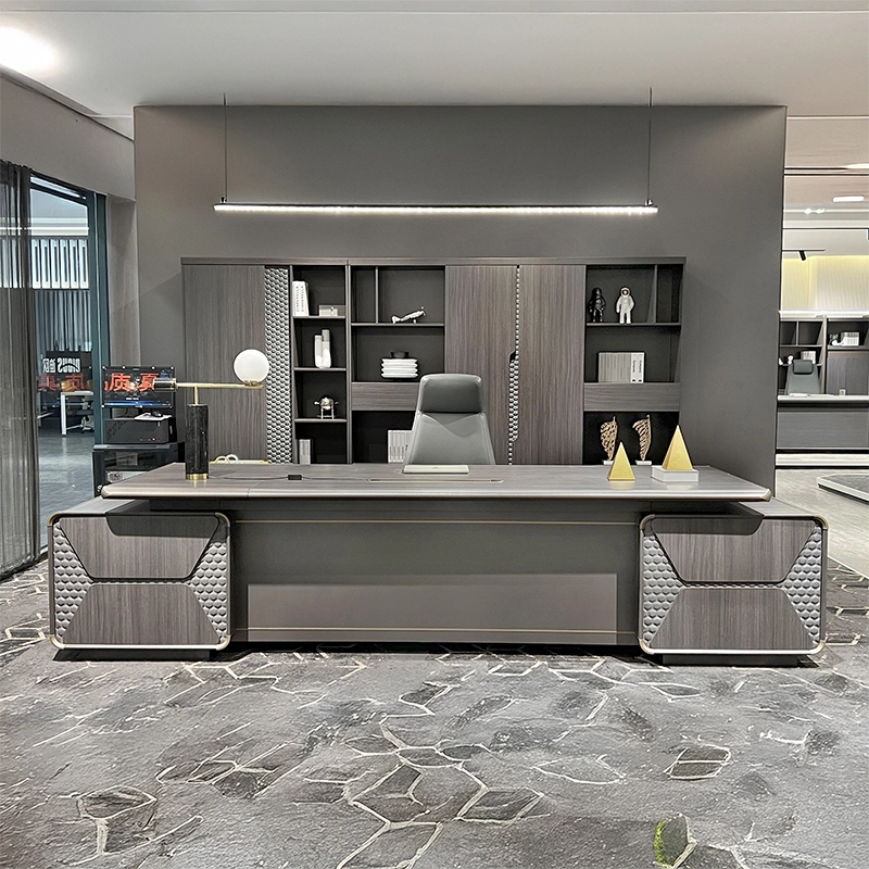 bàn làm việc giám đốc chữ L nbld10