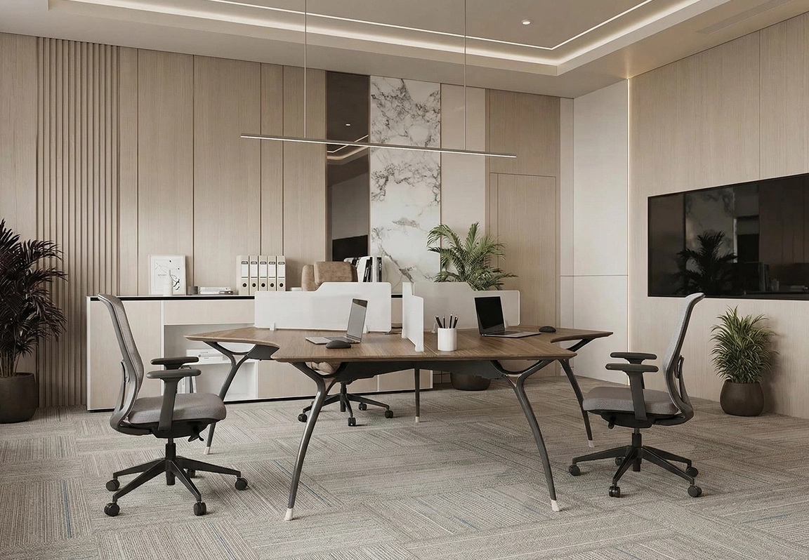 b&agrave;n nh&acirc;n vi&ecirc;n cụm 3 mc61g