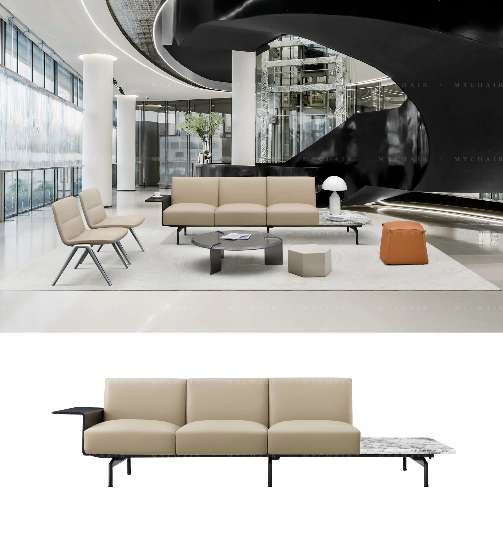 Bộ Sofa Da Cao Cấp Nhập Khẩu MyChair SF215-3L