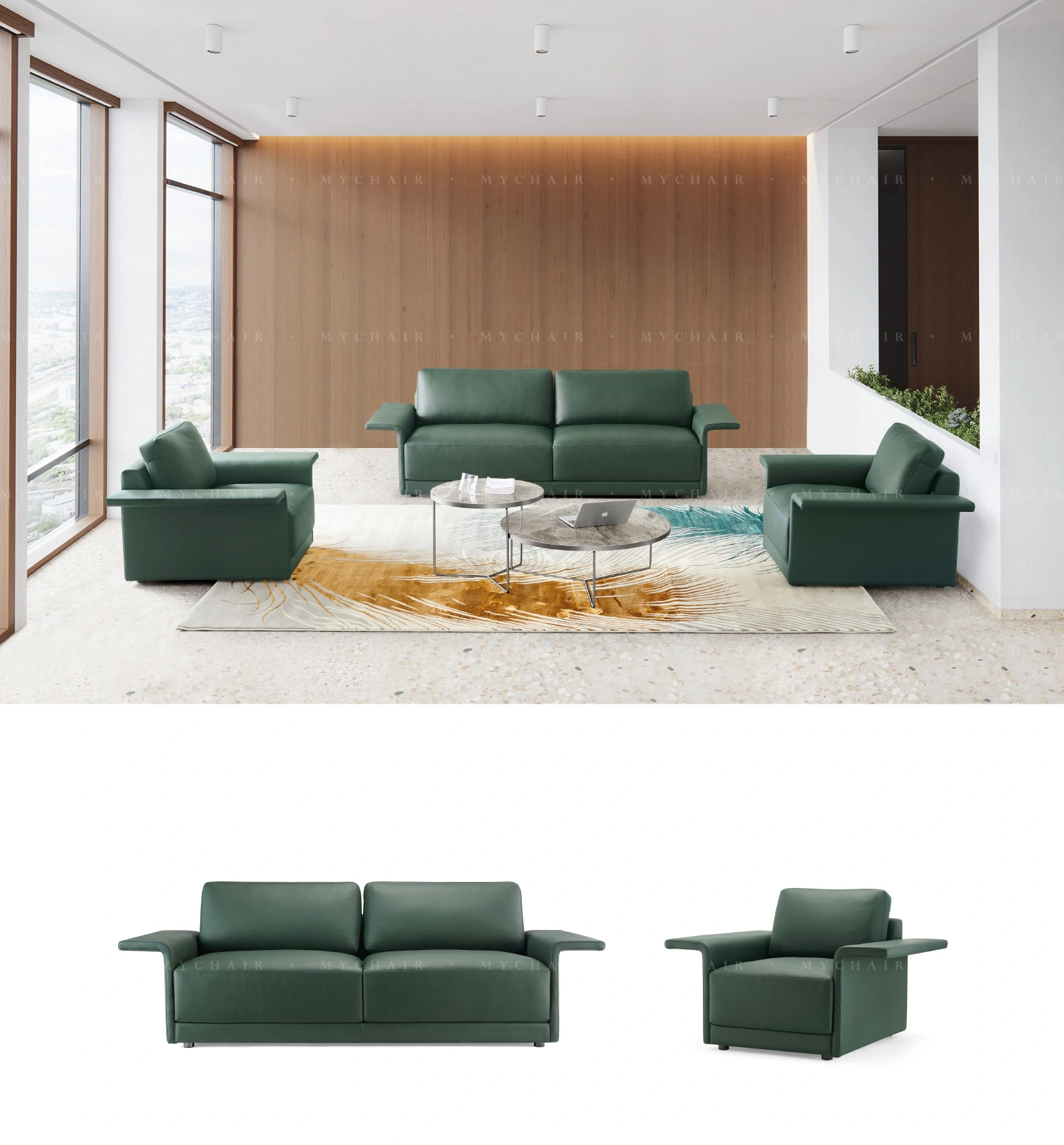 Bộ Sofa Da Cao Cấp Nhập Khẩu MyChair SF42