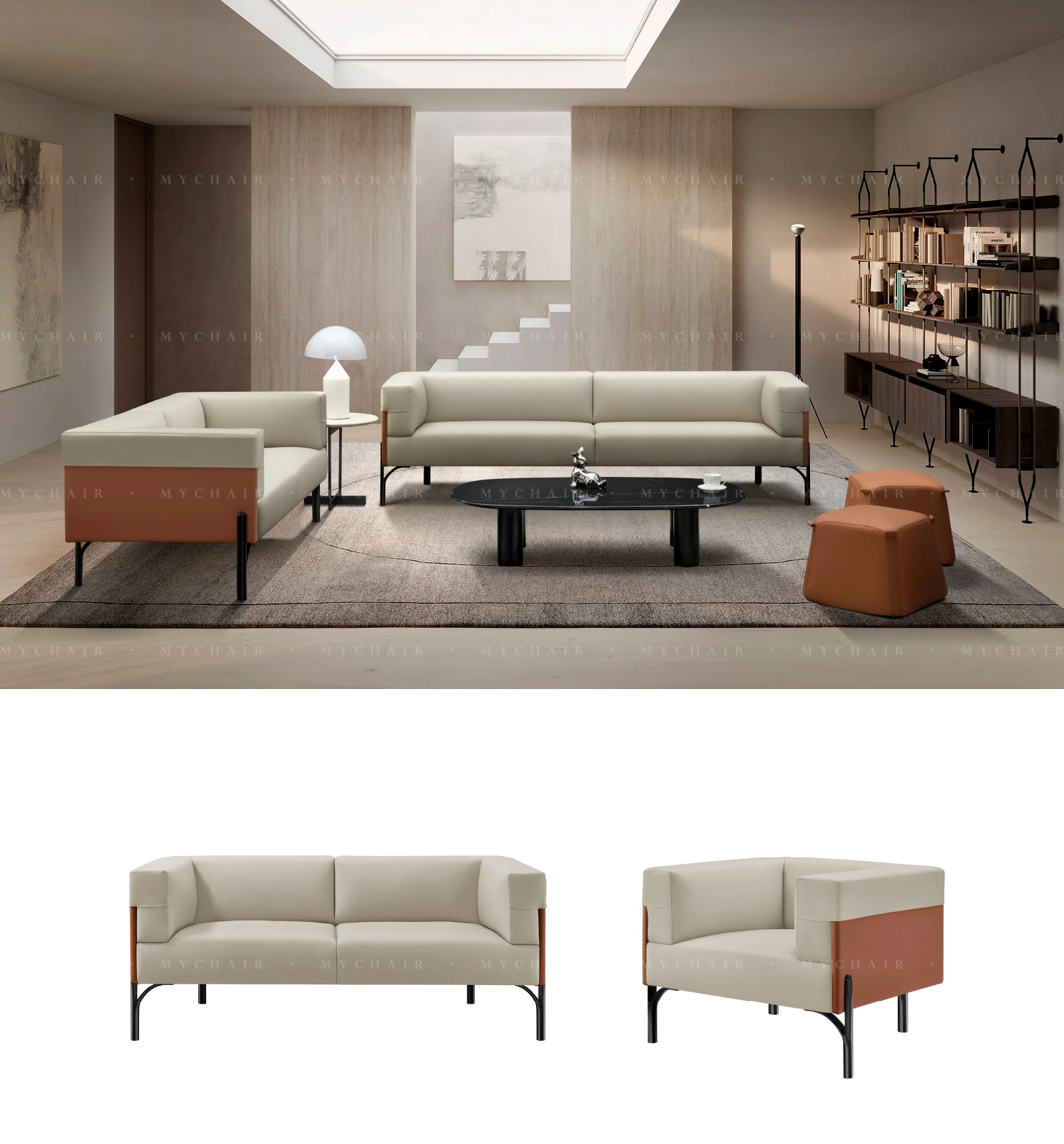 Bộ Sofa Da Cao Cấp Nhập Khẩu MyChair SF44